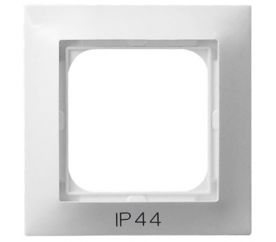 Ramka pojedyncza do łączników IP-44 biały Impresja RH-1Y/00