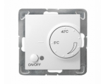 Regulator temperatury z czujnikiem napowietrznym biały Impresja RTP-1YN/m/00
