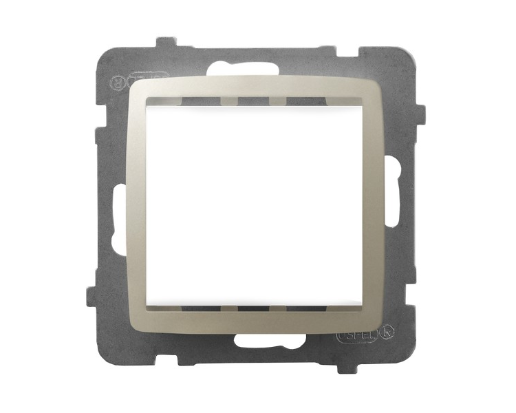 Adapter podtynkowy systemu OSPEL 45 do serii Karo ecru perłowy Karo AP45-1S/m/42