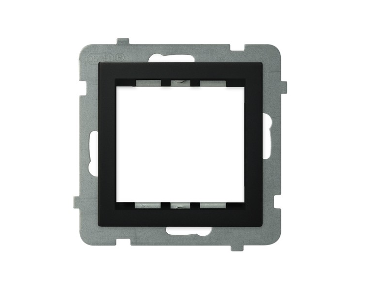 Adapter podtynkowy systemu OSPEL 45 do serii Sonata czarny metalik Sonata AP45-1R/m/33