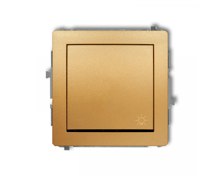 Przycisk zwierny światło, Złoty Karlik Deco 29DWP-5
