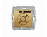 Sterownik rolet elektroniczny (przycisk centralny/dodatkowy), Złoty Karlik Mini 29MSR-6