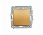 Przycisk zwierny, jednobiegunowy (jeden klawisz bez piktogramu), Złoty Karlik Mini 29MWP-4.1