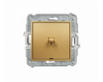 Przycisk zwierny, jednobiegunowy w stylu amerykańskim (jeden klawisz bez piktogramu) , Złoty Karlik Mini 29MWPUS-4.1