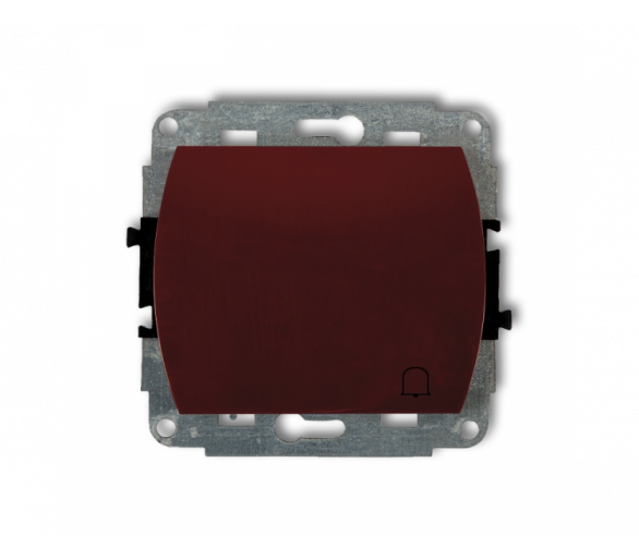 Przycisk zwierny dzwonek podświetlany, Brązowy Karlik Trend 4WP-4L