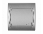 Łącznik schodowy podświetlany, Srebrny Metalik Karlik Logo 7LWP-3L