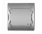 Łącznik zwierny dzwonek, Srebrny Metalik Karlik Logo 7LWP-4