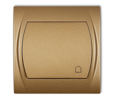 Łącznik zwierny dzwonek, Złoty Metalik Karlik Logo 8LWP-4