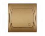 Łącznik zwierny dzwonek, Złoty Metalik Karlik Logo 8LWP-4
