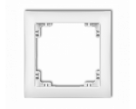 Ramka uniwersalna pojedyncza z tworzywa DECO Soft, Biały Karlik Deco DRSO-1