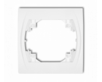 Ramka pozioma pojedyncza, Biały Karlik Logo LRH-1