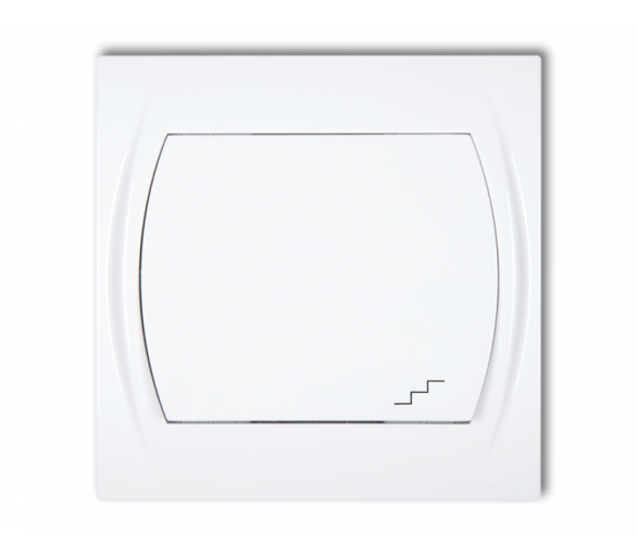 Łącznik schodowy podświetlany, Biały Karlik Logo LWP-3L