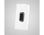 Moduł 1/2, gniazdo VGA (15 pin) żeńskie, białe TM907w