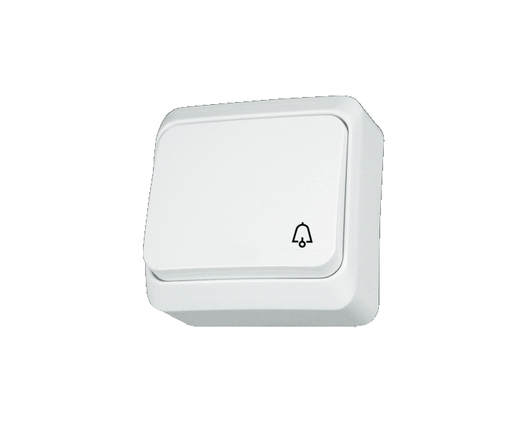 Przycisk dzwonek biały WDE001012