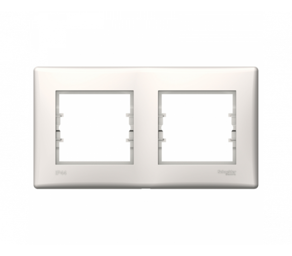 Ramka 2-krotna poziom IP44 kremowa SDN5810623