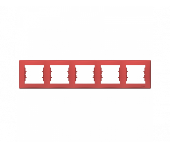 Ramka 5-krotna pozioma czerwony SDN5800941