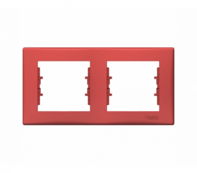 Ramka 2-krotna pozioma czerwony SDN5800341