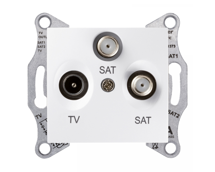 Gniazdo TV/SAT/SAT końcowe (1dB) biały SDN3502121