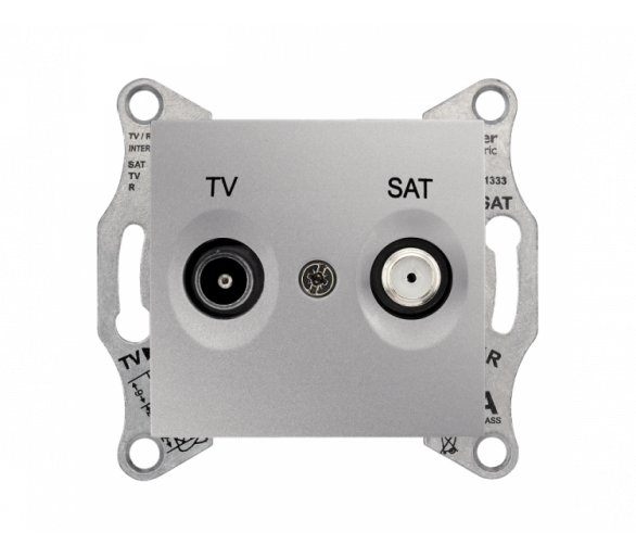 Gniazdo TV/SAT końcowe (1dB) aluminium SDN3401660