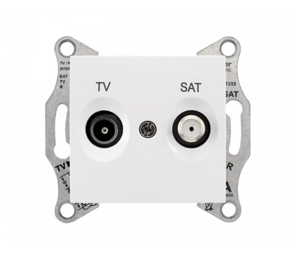 Gniazdo TV/SAT przelotowe (8dB) biały SDN3401221