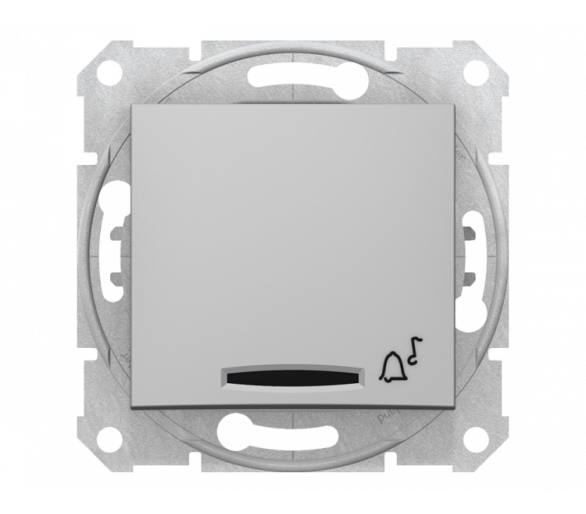 Przycisk dzwonek z podświetleniem aluminium SDN1600460