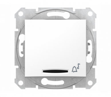 Przycisk dzwonek z podświetleniem biały SDN1600421