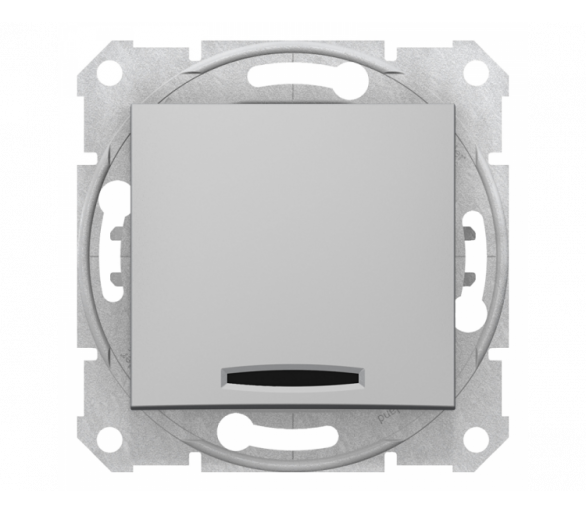 Przycisk z podświetleniem aluminium SDN1600160