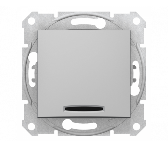 Przycisk schodowy z podświetleniem aluminium SDN1520160