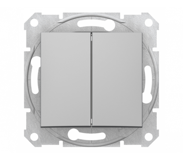 Przycisk podwójny, aluminium SDN1100160