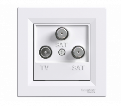 Gniazdo TV-SAT-SAT końcowe (1dB) biały EPH3600121