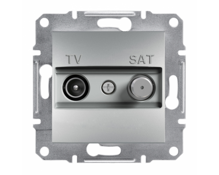 Gniazdo TV-SAT końcowe (1dB) bez ramki aluminium EPH3400161
