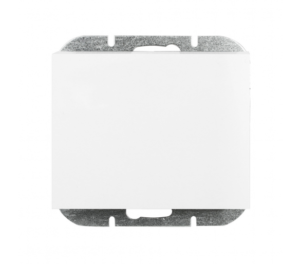 Wyłącznik klawiszowy instalacyjny p/t 10A, 250V, 1-biegunowy podświetlany WP-1O/S biały