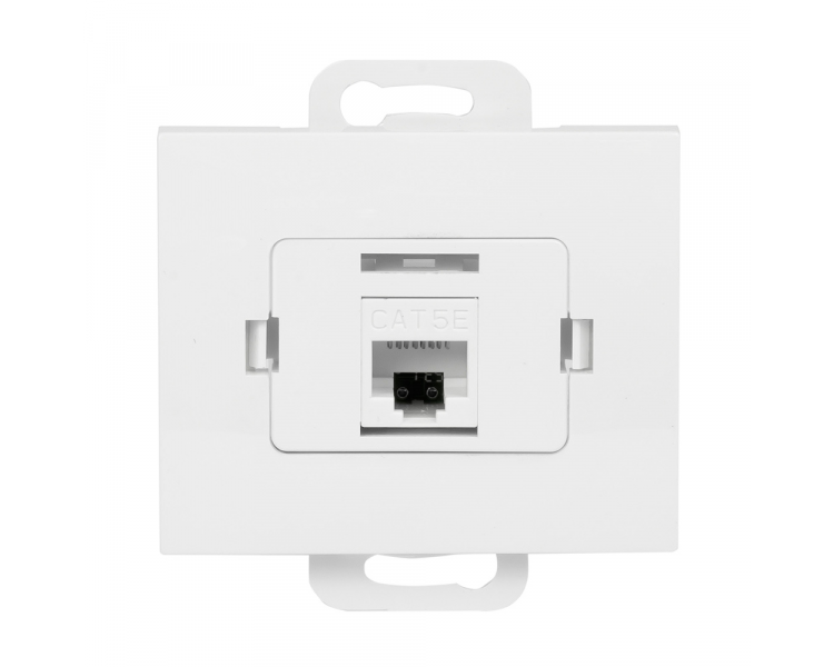 Gniazdo RJ45 komputerowe pojedyncze nieekranowane 6Cat RJ45 – 6CAT/O1 N białe