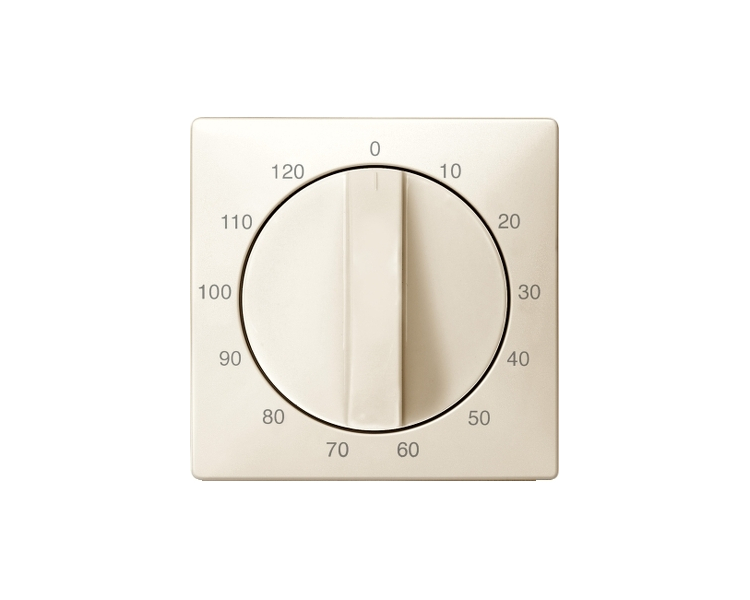 Płytka centralna System D łącznika czasowego obrotowy 120 minut kremowy MTN538444
