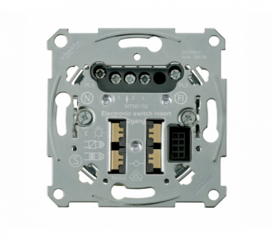 Płytka przełącznika, 2 -kanałowy MTN5152-0000