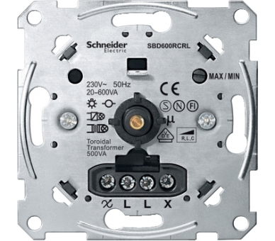 Mechanizm ściemniacza obrotowy R,L,C 230VAC 20-600VA MTN5139-0000