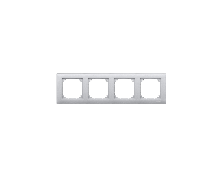 Ramka M-Plan czterokrotna aluminium MTN486460