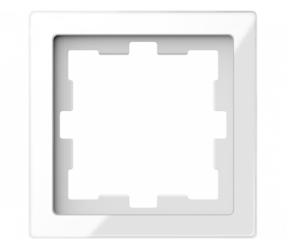 D-Life ramka 1kr biel kryształowa MTN4010-6520