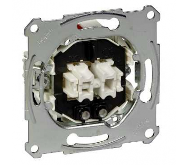 mechanizm łącznika świecznikowego z podświetleniem, podtynkowy, zaciski bezśrubowe, 250V 10A MTN3135-0000