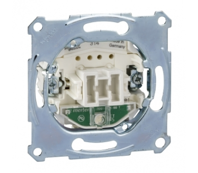 mechanizm łącznika pojedynczego 1-biegunowego z podświetleniem, podtynkowy, zaciski bezśrubowe 10 AX, AC 250 V MTN3131-0000