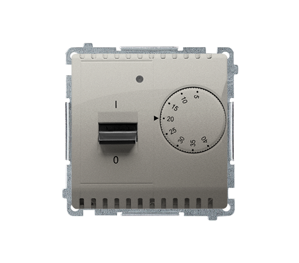 Regulator temperatury z czujnikiem wewnętrznym satynowy, metalizowany BMRT10W.02/29