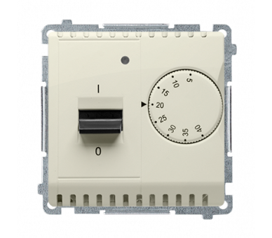 Regulator temperatury z czujnikiem zewnętrznym beżowy BMRT10Z.02/12