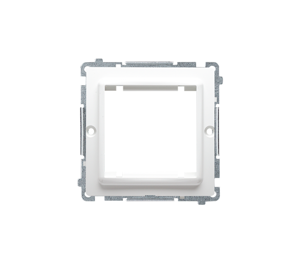 Adapter przejściówka na osprzęt standardu 45×45 mm biały BMA45/11