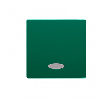 Klawisz pojedynczy z oczkiem do łączników i przycisków podświetlanych zielony BMKW1L/33