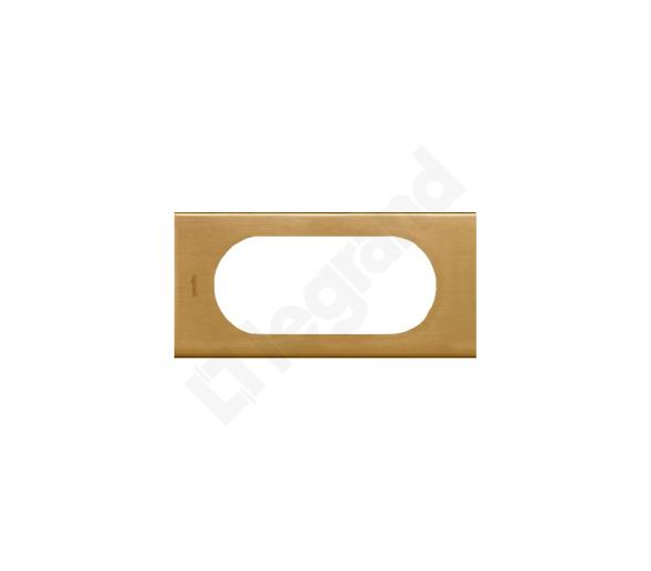 Ramka brąz złocony 4/5 modułowa CELIANE 069135