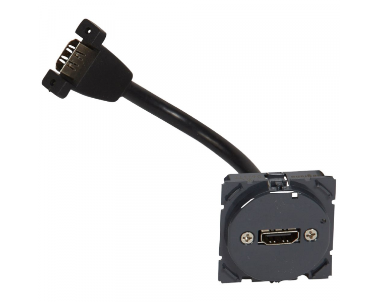 Gniazdo HDMI 1.4 typu A z przewodem przyłączeniowym CELIANE 067377