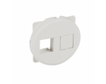 Maskownica Keystone 2 x RJ 45 Biała CELIANE 067357