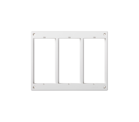 Ramka osprzętowa CIMA 3×CIMA (element zapasowy) czysta biel SM302/9