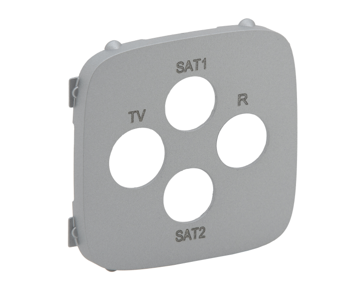 Plakietka gniazda TV-RD-SAT-SAT ALUMINIUM VALENA ALLURE 754817