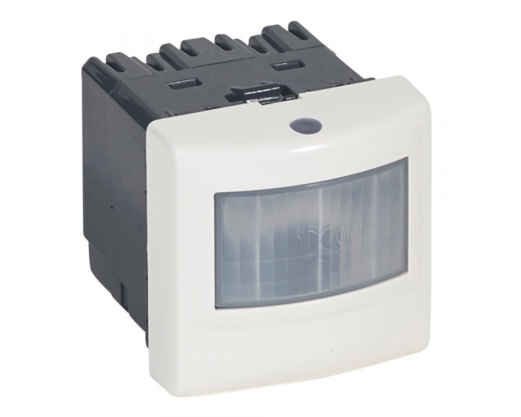 Łącznik automatyczny z zaciskiem neutralnym do lamp energooszczędnych bez ręcznego załączania - Biały MOSAIC 078450